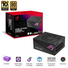  Nguồn máy tính ASUS ROG STRIX 1000W Gold Aura Edition – 80 PLUS Gold 