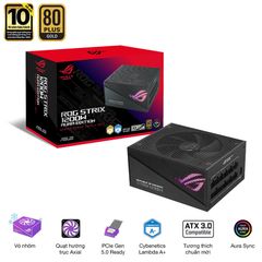  Nguồn máy tính ASUS ROG STRIX 1200W Gold Aura Edition – 80 PLUS Gold 