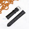 Dây da đồng hồ 20 mm đen L023-01