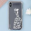 Ốp lưng iPhone X Nhựa dẻo Electroplating đầm dạ hội COSANO bạc