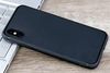 Ốp lưng iPhone X nhựa dẻo Matte Solid TPU OSMIA Đen