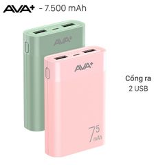  Pin sạc dự phòng 7500mAh AVA+ LJ JP199 