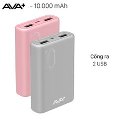  Pin sạc dự phòng Polymer 10.000mAh AVA+ PJ JP192 