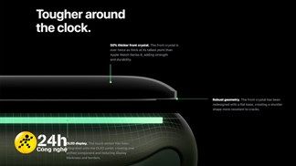 Apple Watch S7 với chất liệu nâng cấp cực kỳ đáng giá, kính chống nứt, bền hơn rất nhiều nhưng giá chỉ từ 399 USD