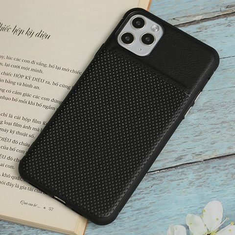 Ốp lưng iPhone 11 Pro Max nhựa dẻo Cave PU Case COSANO Đen