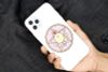 Ốp lưng iPhone 11 Pro Max Nhựa dẻo UV CKTG552 Sao hồng Trắng