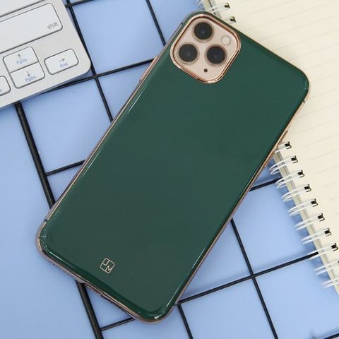 Ốp lưng iPhone 11 Pro Max nhựa dẻo ROOSEVELT II JM Xanh lá