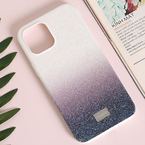 Ốp lưng iPhone 12 Pro Max Nhựa cứng viền dẻo New Crystal TPU Case COSANO Navy