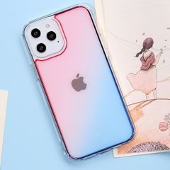  Ốp lưng iPhone 12 Pro Max Nhựa cứng viền dẻo Berty JM Hồng Xanh 