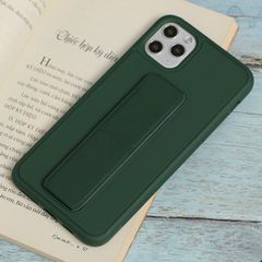  Ốp lưng iPhone 11 Pro Max nhựa cứng viền dẻo PU Stander OSMIA Xanh Bóng Đêm 