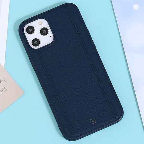 Ốp lưng iPhone 12 Pro Max Nhựa dẻo Bistich JM Navy