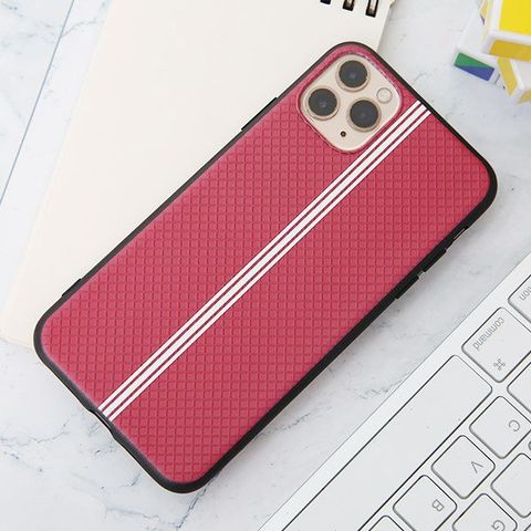 Ốp lưng iPhone 11 Pro Max Nhựa dẻo UV printing OSMIA CKM493 Vân Đỏ