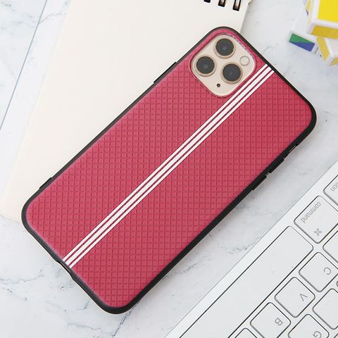 Ốp lưng iPhone 11 Pro Max Nhựa dẻo UV printing OSMIA CKM493 Vân Đỏ