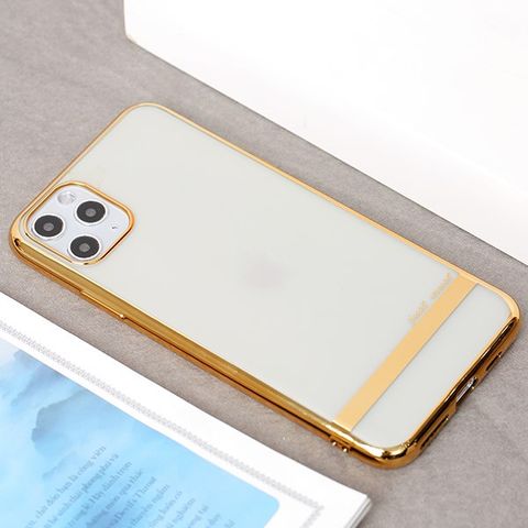 Ốp lưng iPhone 11 Pro Max nhựa dẻo Electro Tpu Pattern JM Gold