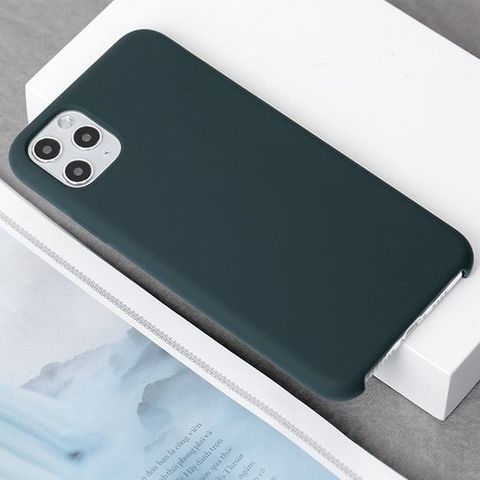 Ốp lưng iPhone 11 Pro Max Nhựa dẻo Liquid silicone B JM Xanh rừng thẳm