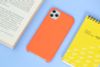 Ốp lưng iPhone 11 Pro Max nhựa dẻo LIQUID SILICONE B JM Clementine (Cam)
