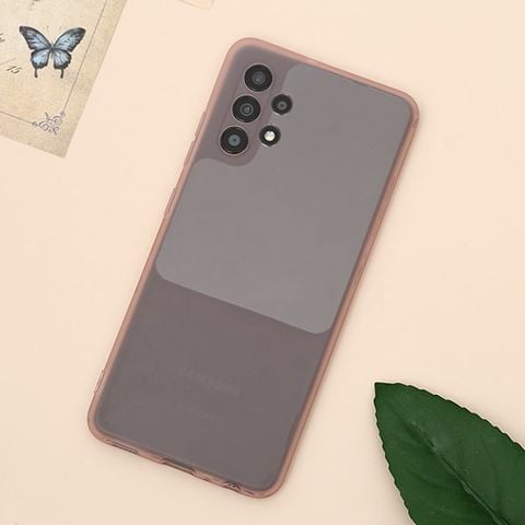 Ốp lưng Galaxy A32 Nhựa dẻo Window JM Hồng