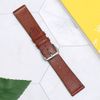 Dây da đồng hồ CKM1K1 Nâu nhạt size 20mm