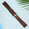 Dây da đồng hồ 18 mm nâu DVM1K1