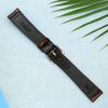 Dây da đồng hồ 18 mm nâu DVM1K1