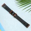 Dây da đồng hồ 18 mm nâu DVM1K5