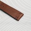Dây da đồng hồ size 20 mm nâu nhạt DVM2K6