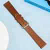 Dây da đồng hồ 18 mm nâu SAM1K3