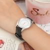 Dây da đồng hồ 16 mm đen G024