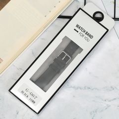  Dây da đồng hồ 16 mm đen G067 