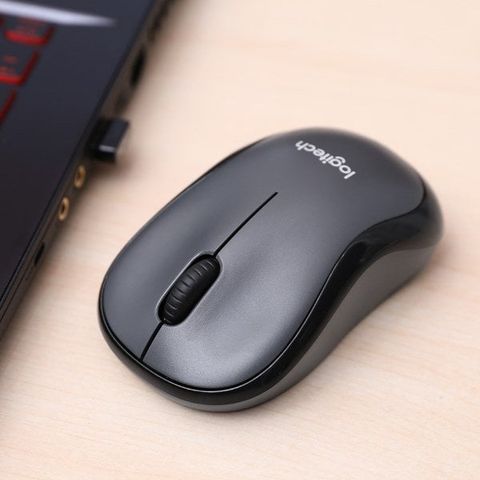 Chuột không dây Logitech Silent M220 Đen