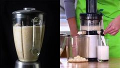  Làm sữa hạt bằng máy xay sinh tố hay máy ép chậm để sữa thơm ngon hơn 