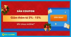  Siêu Coupon săn mã giảm giá từ 3-15% khi mua hàng tại Trung Tâm Bảo Hành 