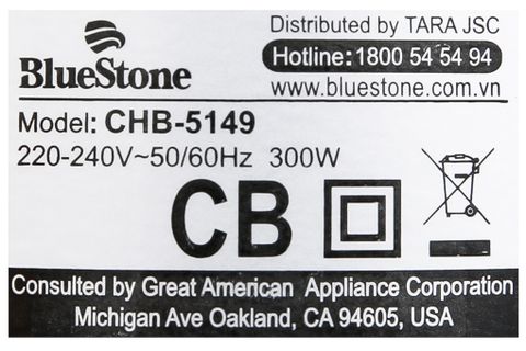 Máy xay thịt Bluestone CHB-5149