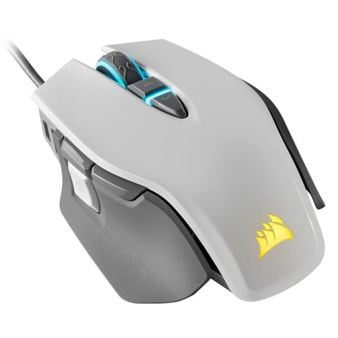 Corsair M65 Rgb Elite White + Grey