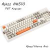 Bàn Phím AJAZZ AK510 White Gray RGB - Nhựa PBT