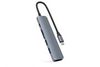 Adapter chuyển đổi Type C 6 in 1 HyperDrive HD22E Xám