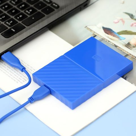 Ổ cứng HDD 1TB WD My Passport Xanh Dương