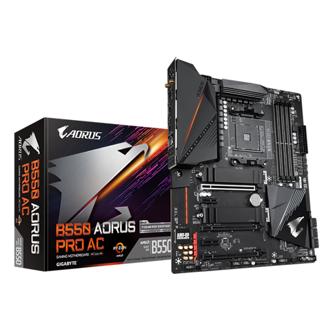 Bo Mạch Chủ Gigabyte B550 Aorus Pro Ac (rev. 1.0)