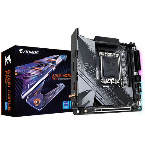 Mainboard Gigabyte B760I Aorus Pro (rev. 1.x) | Intel B760, Socket 1700, Mini-ITX, 2 khe DDR5