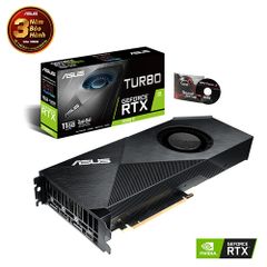  Card màn hình ASUS TURBO RTX2080 Ti 11G GDDR6 HDMI DP 1.4 USB Type-C Aura Sync 