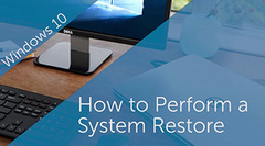  Cách backup máy tính Windows 10 với System Restore 