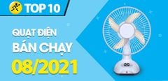  Top 10 Quạt điện bán chạy nhất tháng 8/2021 tại Trung Tâm Bảo Hành 