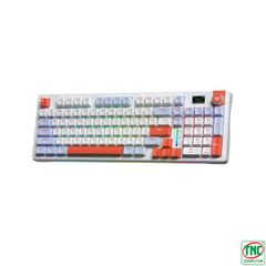  Bàn phím cơ không dây AULA S98 Pro Xanh Dương Trắng Cam 