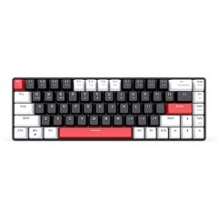  Bàn phím cơ E-DRA không dây EK368L WH đen trắng Red Switch 