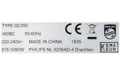  Bàn ủi cầm tay Philips GC350 