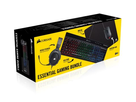 Bàn Phím + Chuột Corsair Essential Gaming Bundle_ Ch-9206215-na