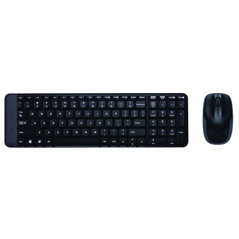 Bàn Phím + Chuột Không Dây Combo Logitech Mk220