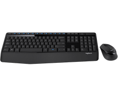  Bàn Phím + Chuột Không Dây Combo Logitech Mk345 (màu Đen) 