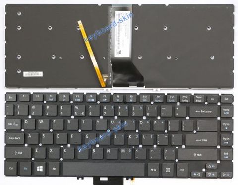 Bàn phím acer aspire r7-571,r7-571g,r7-572,r7-572g (có đèn)