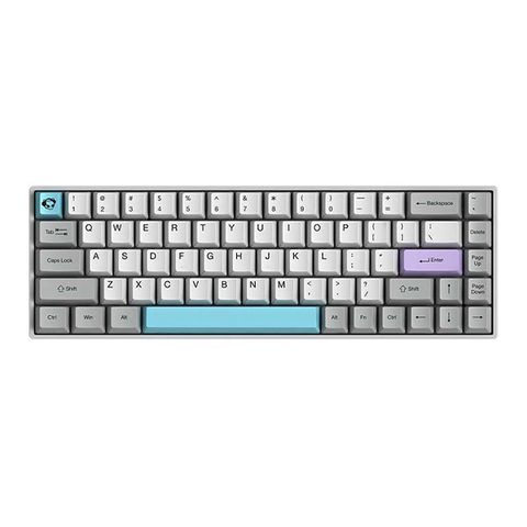 Bàn Phím Cơ Akko 3068 Silent Bluetooth White Led Akko Blue Switch